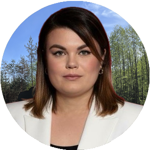 Aleksandra z zespołu Aktywni dla Lasów